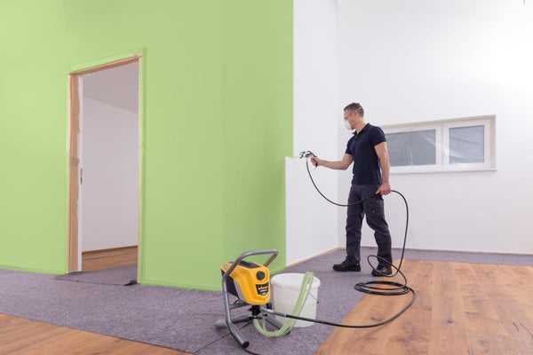 WAGNER Airless ControlPro 250M Paint Sprayer for interior and exterior wood, metal, wall and ceiling paints, covers 15 m² in 2 min, 110 bar, adjustable spray pressure, 9 m hose