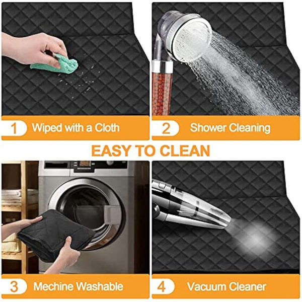 GARELF Dog Car Seat Cover, Scratch Proof & Nonslip Back CarSeat Cover for Dogs, CarSeat Cover with 1 Elastic Dog Seat Belt, Waterproof Universal Pet Car Seat Protector Fits Cars, Trucks, SUVs