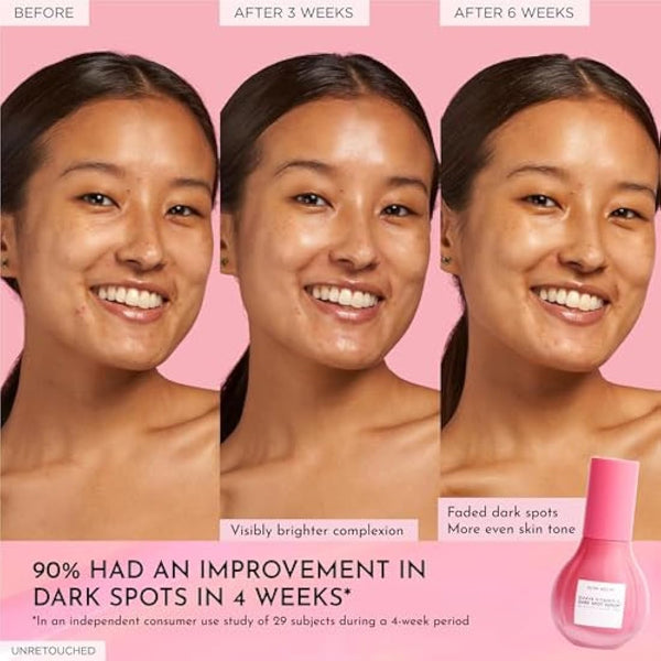 Glow Recipe Guava Vitamin C Serum for Sensitive Skin - Moisturizing, Brightening & Vegan Korean Skin Care Face Serum for Dark Spots, Even Tone & Redness - Tranexamic, Ferulic Acid & Vitamin E (30ml)