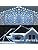 Icicle Christmas Fairy Lights Waterproof Outdoor/Indoor use. ICY Cool White 400 LED 10M Wide 80 Drops Plus a Massive 10M Lead Cable, 8 Modes, Low Safe Voltage White Cable
