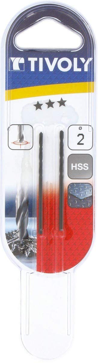 Tivoly 11436720300 TX Metal Drill Bit Diameter 3.0 mm Pack of 2
