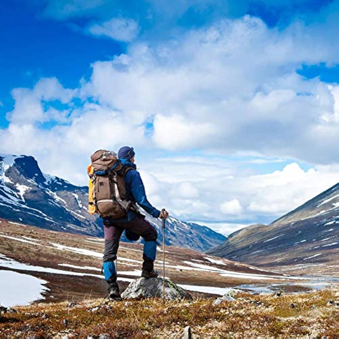 AONIJIE Trekking Poles Folding, Lightweight, Aluminum Hiking Poles,120cm Adjustable, Ultralight For Walking Running Sticks Send 2pc Pair (120)