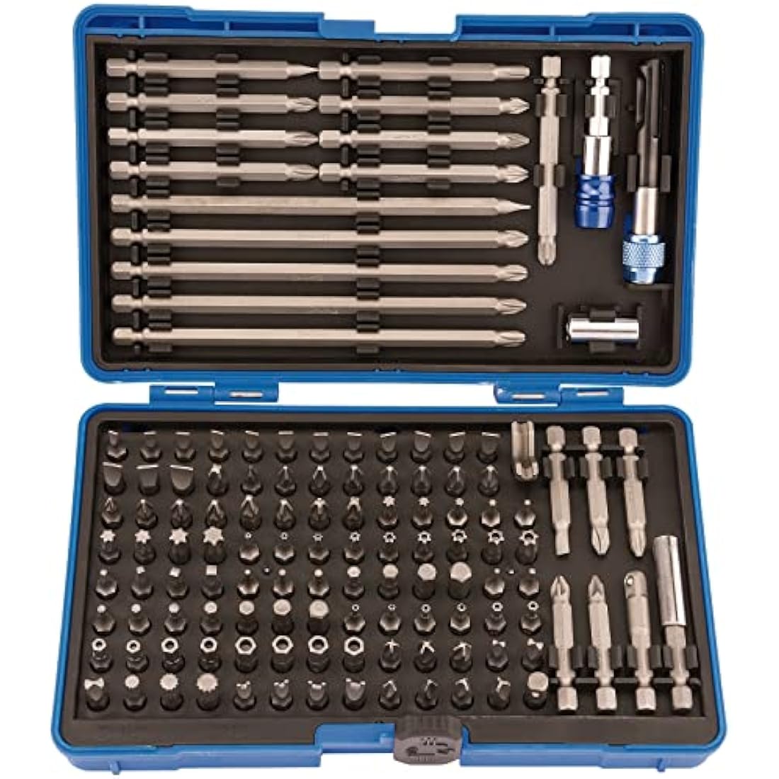Draper Expert 127 Piece Magnetic Bit Holder Set | 25 mm 1/4" Metric Screwdriver Kit | Precision Hand Tools Accessories | Heavy-Duty Storage Case | 82398