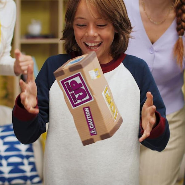 Ideal | This Side Up: The parcel-flipping, electronic reaction game | Family Games | 1+ Players| Ages 8+