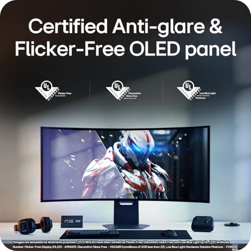 LG UltraGear OLED Gaming Monitor 32GS95UV-B, 32 inch UHD 4K, Dual mode 4K: 240Hz / FHD: 480Hz, 0.03ms Response Time, NVIDIA G-Sync & AMD FreeSync Premium Pro, 7W Stereo speakers, DisplayPort, HDMI 2.1