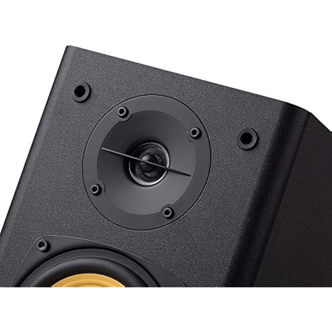 Edifier R1000T4 Active 2.0 Powered Bookshelf Speaker System For TV, PC, Laptop, Computer - 24W Total Power Output - 4" Bass Driver - Black