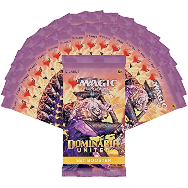 Magic: The Gathering Dominaria United Set Booster Box | 30 Packs + Box Topper Card (361 Magic Cards)