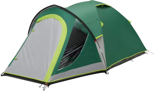 Coleman Kobuk Valley Camping Tent | lightweight 4 Person Igloo Tent with extra dark bedroom | 4 Man Dome Tent with Awning | 100% waterproof WC 4.500