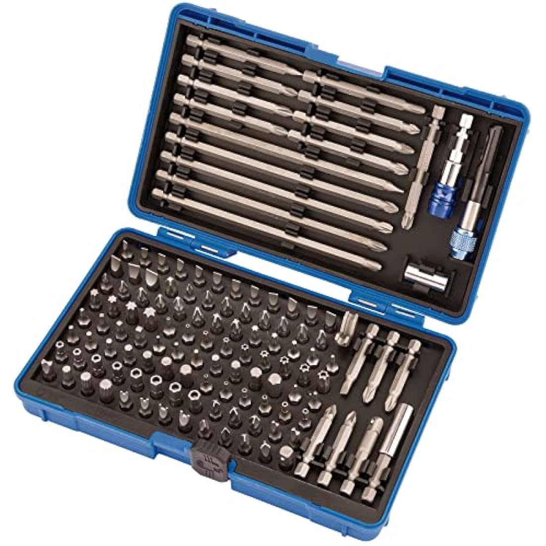Draper Expert 127 Piece Magnetic Bit Holder Set | 25 mm 1/4" Metric Screwdriver Kit | Precision Hand Tools Accessories | Heavy-Duty Storage Case | 82398