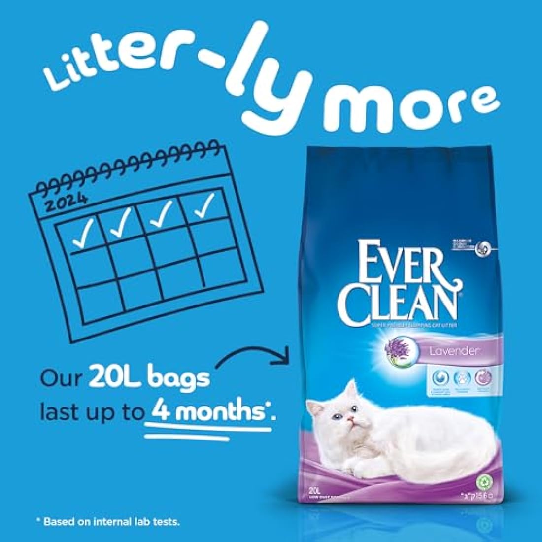 Ever Clean Lavender Clumping Cat Litter 20L
