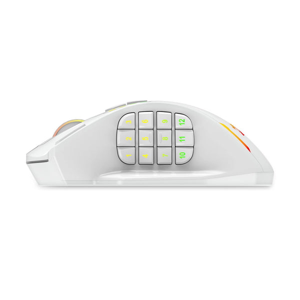 Redragon M908 Impact RGB LED MMO Mouse with Side Buttons Optical Wired Gaming Mouse with 12,400DPI, High Precision, 20 Programmable Mouse Buttons