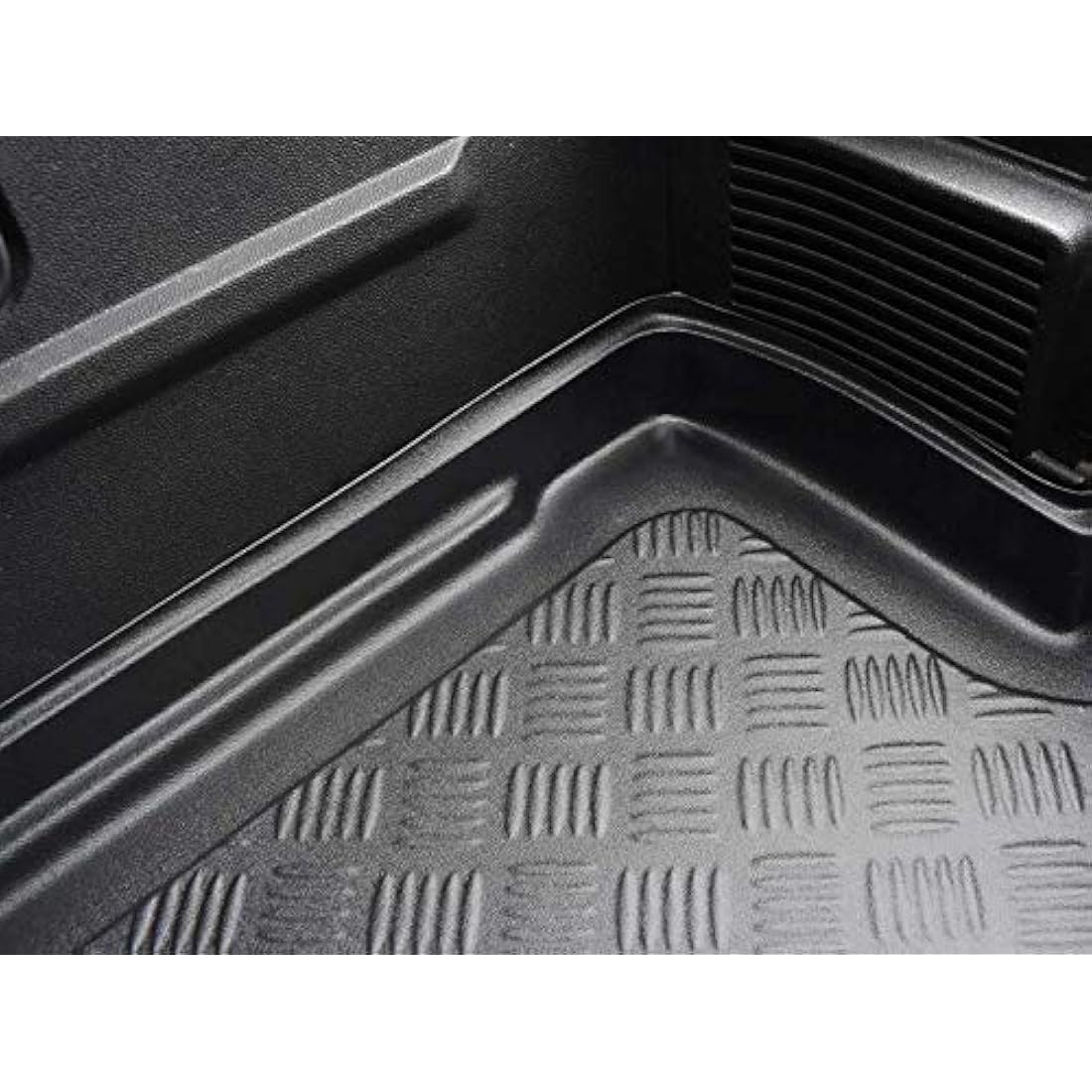 NOMAD Boot Liner Compatible with Mercedes A Class 2018+ [W177] [Hatchback] Recyclable Plastic (PE) Tailored Fit Floor Guard Tray Black Custom Fitted Accessory Dog Friendly Waterproof with Raised Edges
