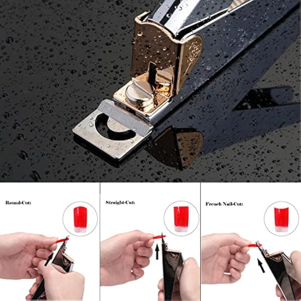 BEZOX Nail Clippers Professional Acrylic False Nail Clippers for Acrylic Nails, Sliver Nail Tip Cutter Nail Manicure Tool for Salon Home Nail Art