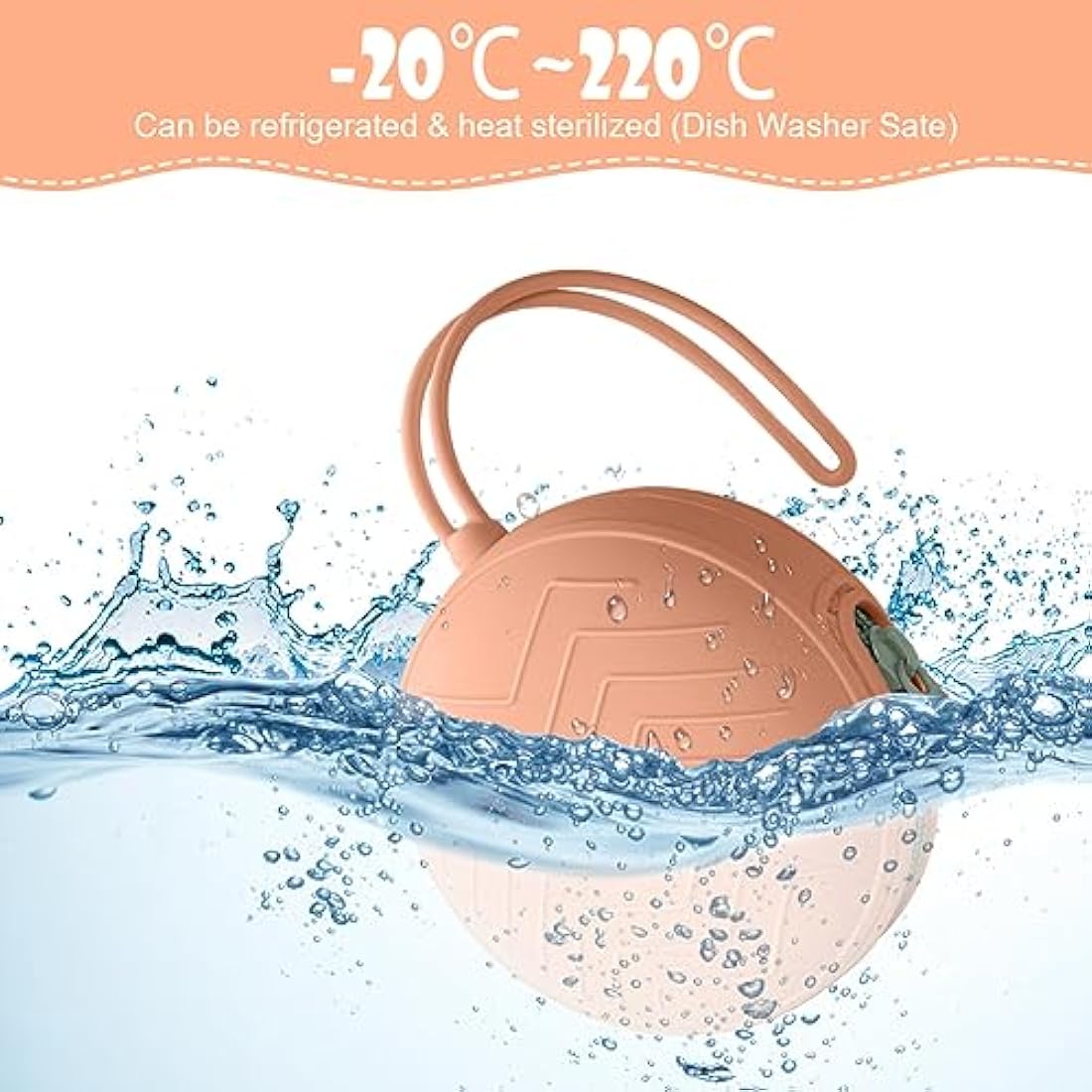 Aolso Dummy Holder Case Set, 2PCS Silicone Soother Pods for Baby, Travel Pacifier Case - Pink/Bean Paste