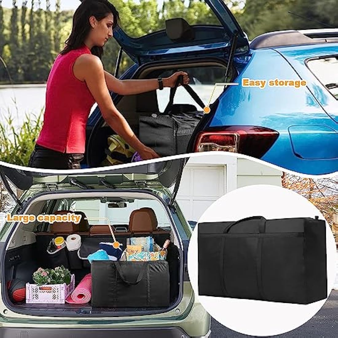 4 Pack 150L Large Moving Boxes Heavy Duty, Extra Large Storage Bags for Clothes,Strong Packing Boxes for Moving House,Duvet,Bedding,Underbed,Blankets