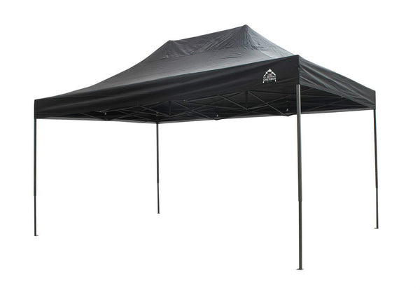 All Seasons Gazebos 3x4.5 Fully Waterproof Pop up Gazebo With Accessories - Metallic Grey