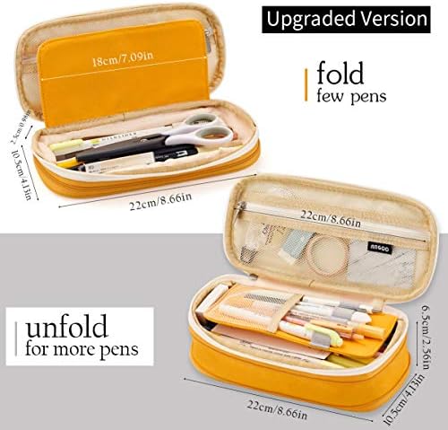 EASTHILL Big Capacity Pencil Pen Case Office College School Large Storage High Capacity Bag Pouch Holder Box Organizer