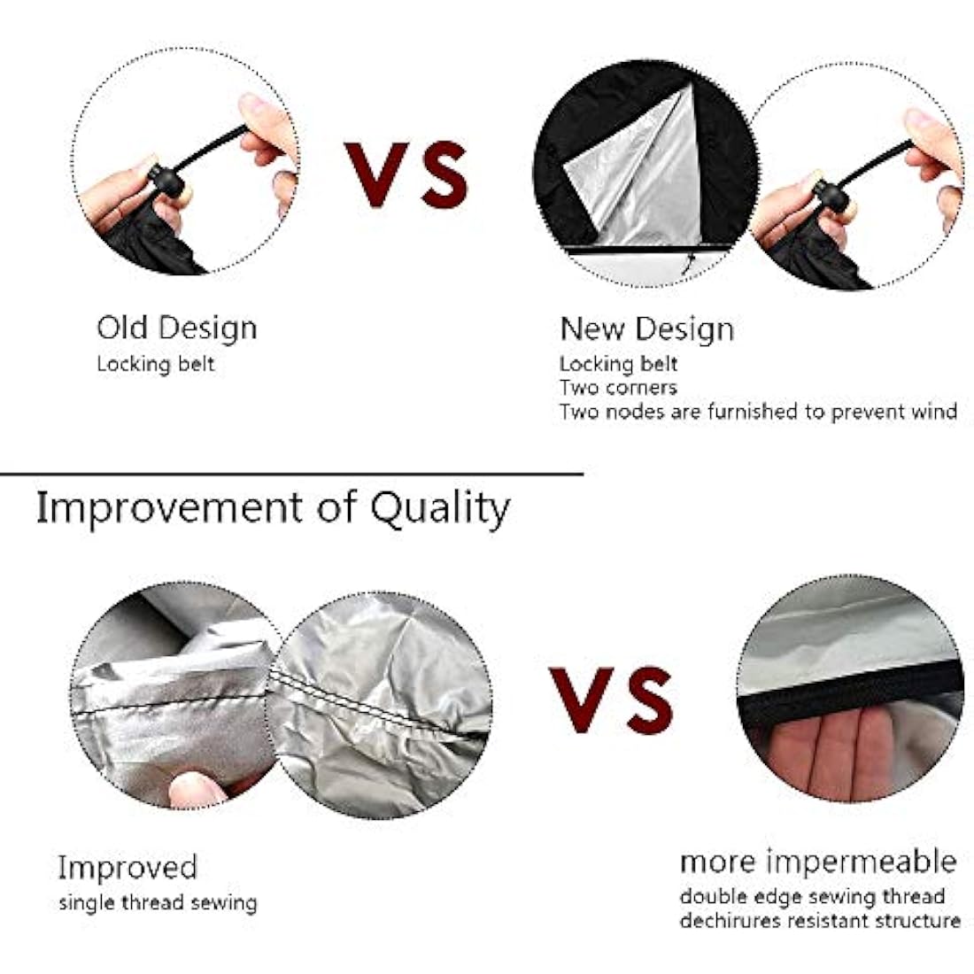 Beenle-Icey 2 Seater Garden Swing Cover Heavy Duty Waterproof Hammock Cover Windproof Swing Sunshield Covers 160 * 125 * 170cm