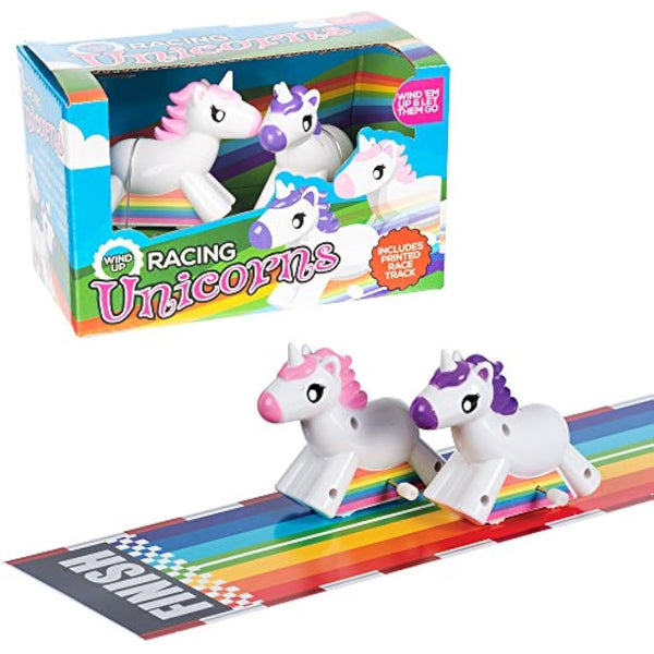 Funtime Gifts Wind-Up Racing Unicorns