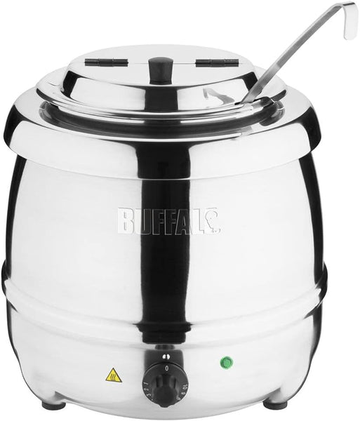 Buffalo Stainless Steel Soup Kettle 10L Commercial Electric Jug 360X345Mm