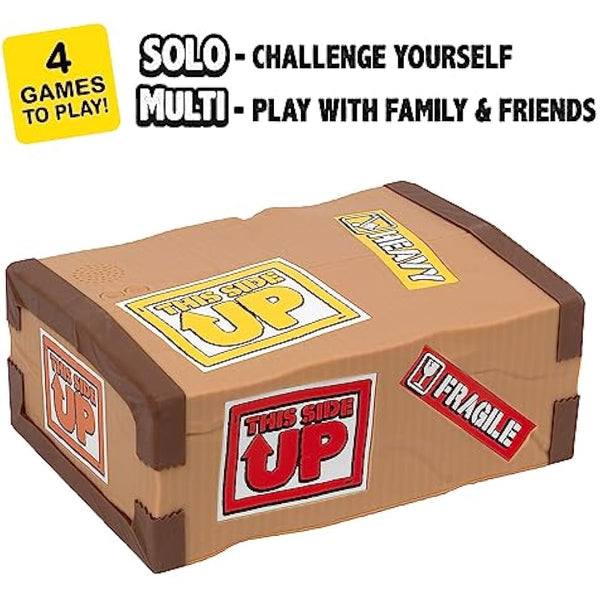 Ideal | This Side Up: The parcel-flipping, electronic reaction game | Family Games | 1+ Players| Ages 8+