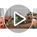 Happyyami 6pcs Bouquet Holder DIY Wedding Foam Bouquet Handle Bridal Floral Fresh Artificial Flower Holder