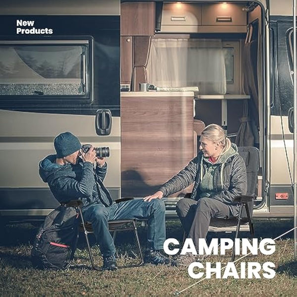 Homecall 30023 Folding garden camping chair with Olefin fabric UV protection water proof sponge padded grey backrest adjustable, 104.0 cm*70.0 cm*60.0 cm