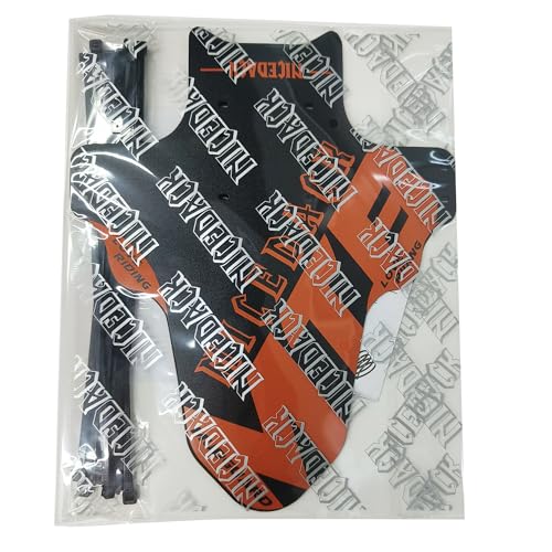 NICEDACK Mudguards Mountain Bike, 2 Pieces Mudguard Fit 20-29 Inch MTB Mudguard Front and Rear Compatible Bicycle Splash Guard