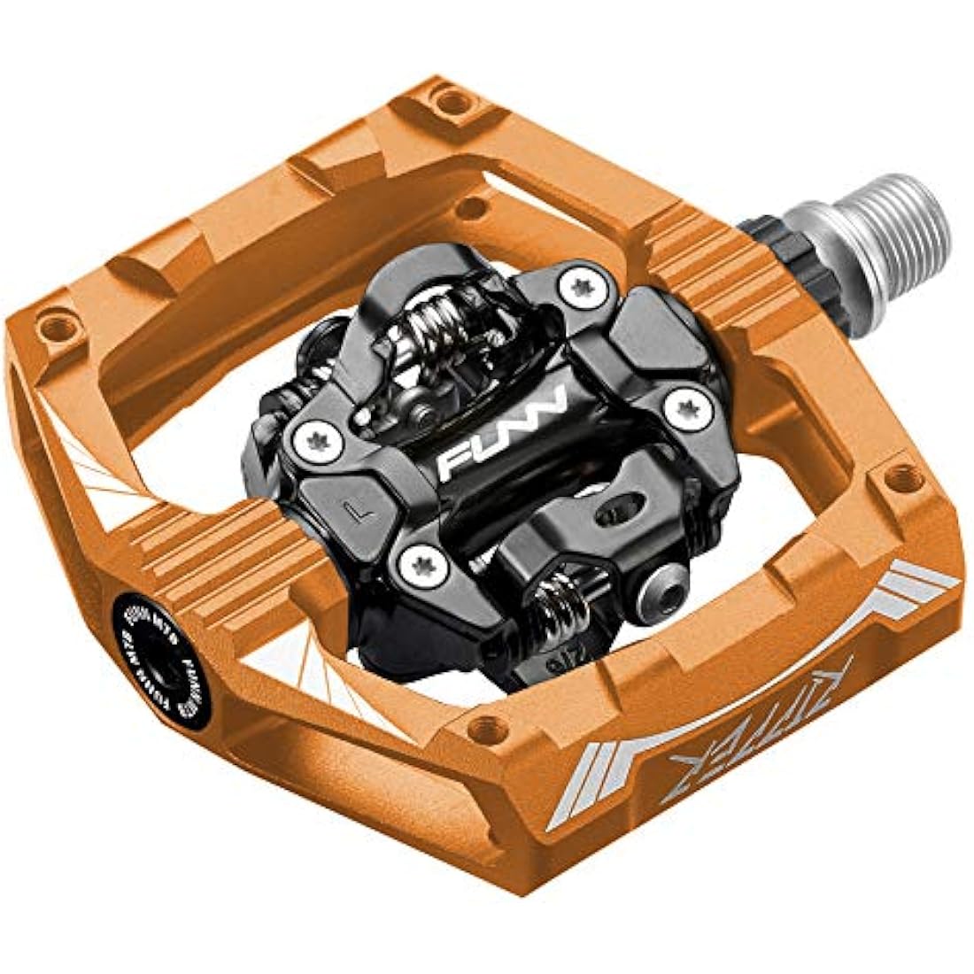 Funn Ripper Mountain Bike Clipless Pedals, Rocker Clip/Spring-Loaded Clip-in Mechanism, Compatible with SPD Cleats, 9/16" CrMo Axle Bicycle Pedals for MTB/Gravel Cycling