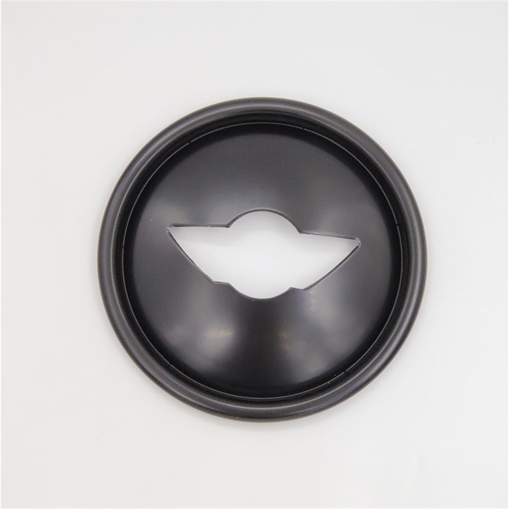 ABS Plastic Steering Wheel Decoration Trim Cover Sticker Shell for Mini Cooper F54 Clubman F55 Hardtop F56 Hatchback F57 Convertible F60 Countryman 2014~2020 (Union Jack Gray)