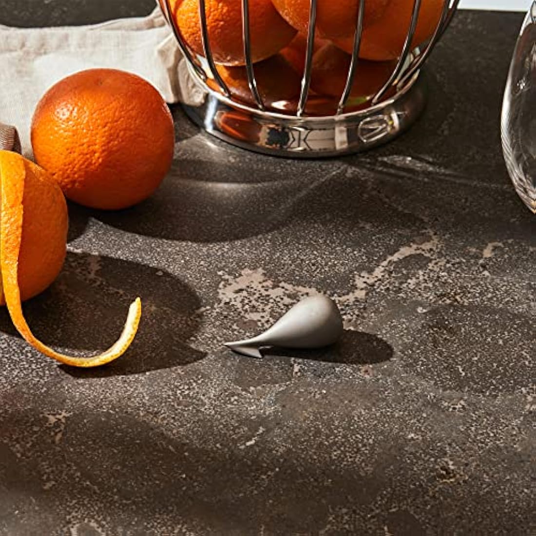 Alessi Orange Peeler, Stainless Steel, Silver