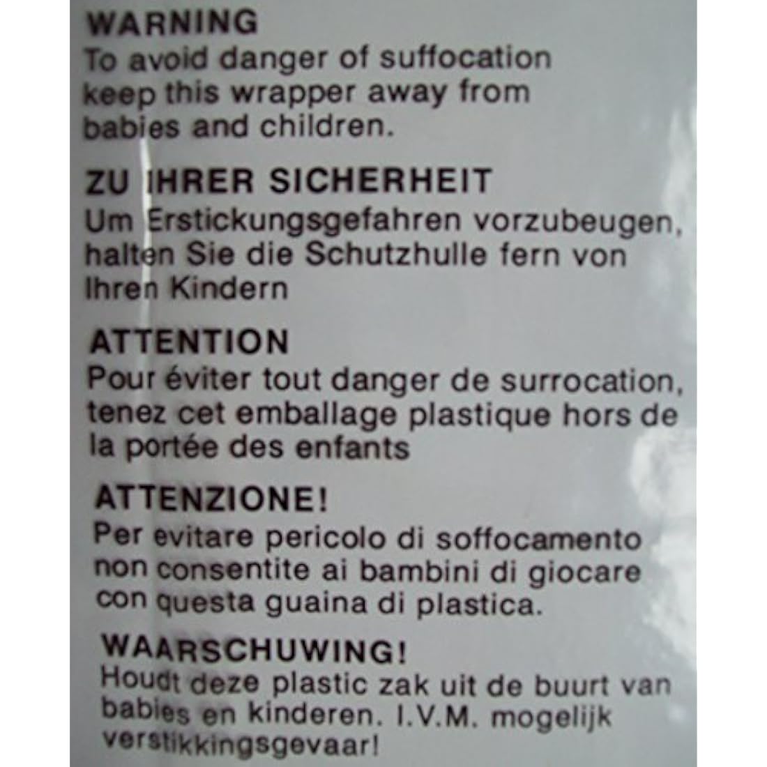 100 CLEAR TRANSPARENT PLASTIC SELF SEAL GARMENT CLOTHING RETAIL PACKAGING BAGS SAFETY WARNING - LARGE SIZE 12x15" 300x380mm 38mu - CLOTHES T SHIRT STORAGE PROTECTION DISPLAY PACKING