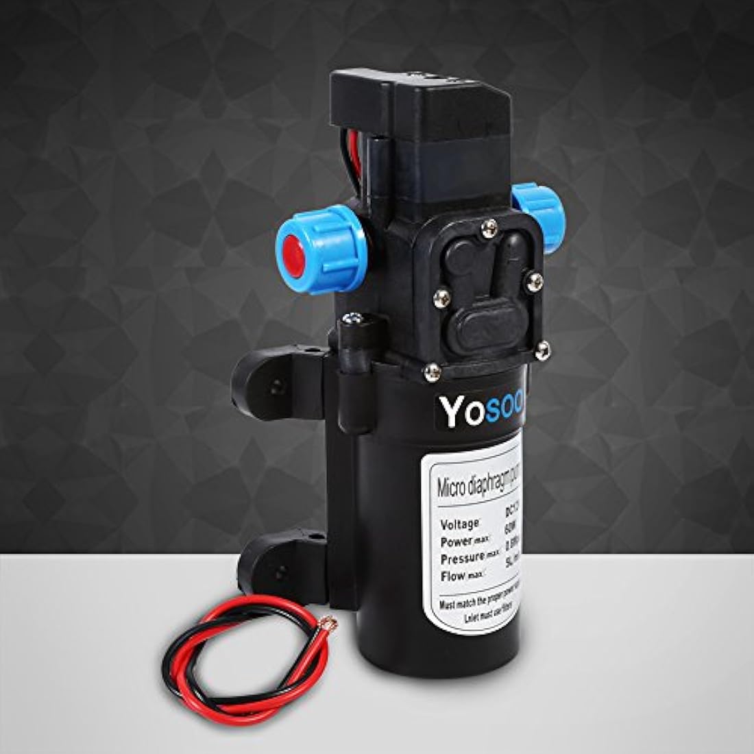 High Pressure Dell Automatic for Caravan Boat Truck Garden (DC 12 V 60 W Diaphragm, 115PSI)