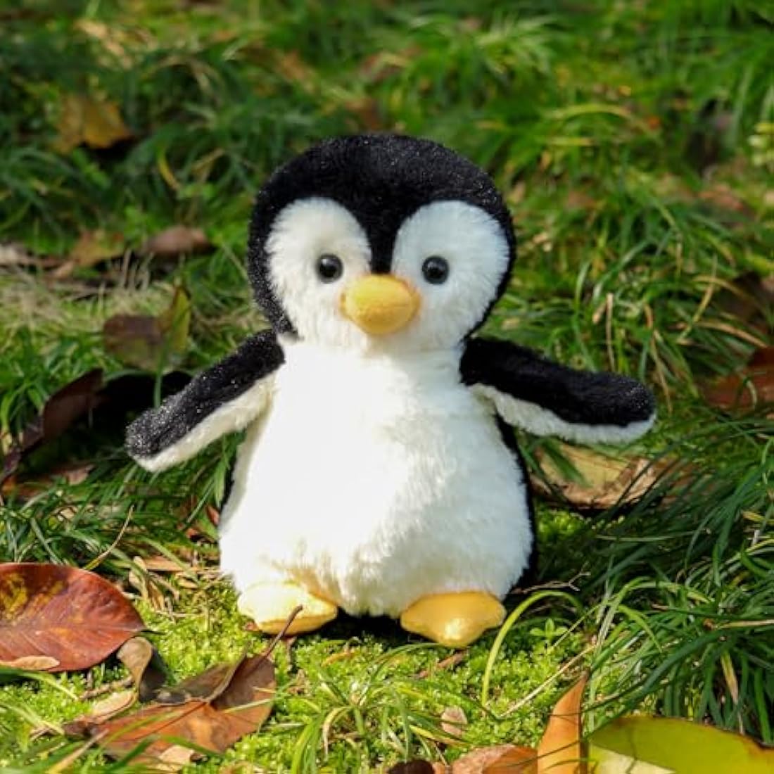 Apricot Lamb Soft Toys Plush Black Penguin Stuffed Animal Soft Cuddly Perfect for Child (Black Penguin, 8 Inches)