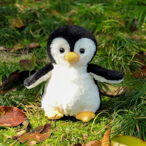 Apricot Lamb Soft Toys Plush Black Penguin Stuffed Animal Soft Cuddly Perfect for Child (Black Penguin, 8 Inches)