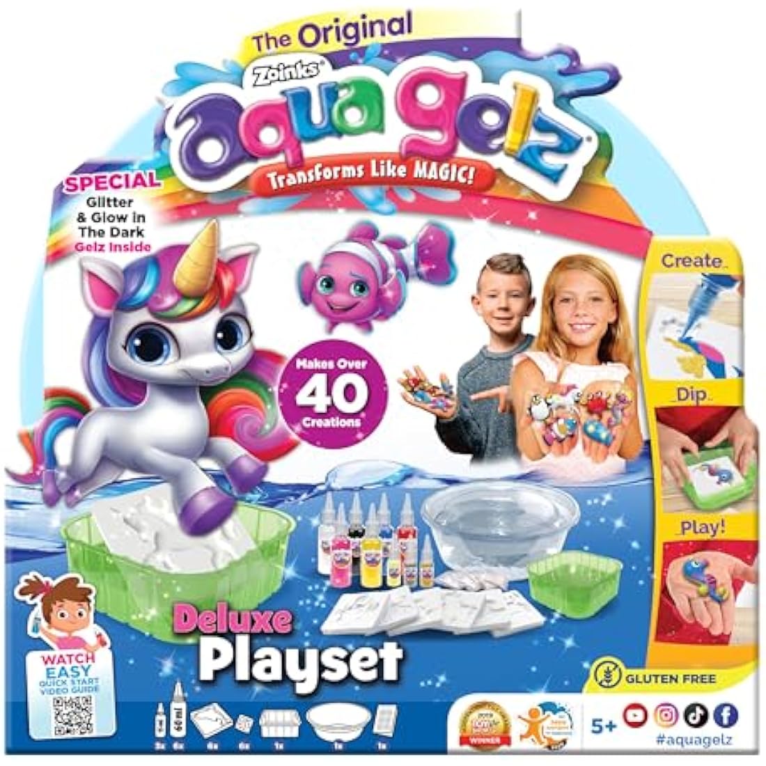 John Adams AquaGelz Deluxe Core PlaySet, Multicolor, 11104