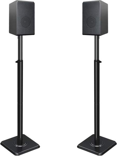 Mounting Dream Speaker Stands Height-Adjustable for Satellites up to 5 kg, Set of 2 Floor Stands