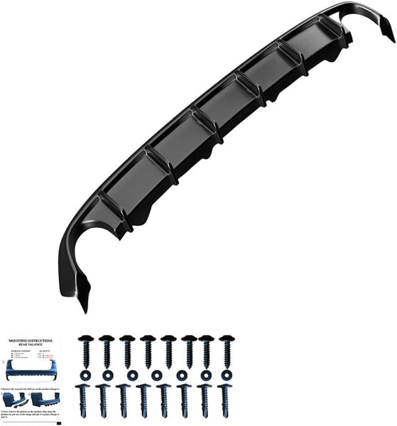 Oneway Rear Diffuser compatible with BMW 3-Series G20/G21 2018-2022 - Gloss black