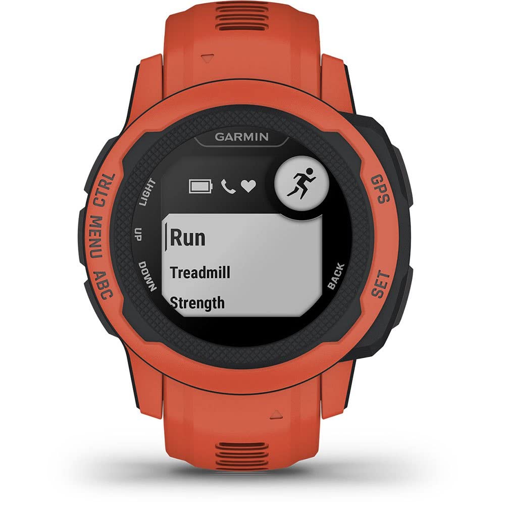 Garmin Instinct 2 GPS 45mm Smartwatch, Rugged watch, Built-in Sports Apps & Health Monitoring, Ultratough Design Features, up to 28 days Battery Life, Graphite