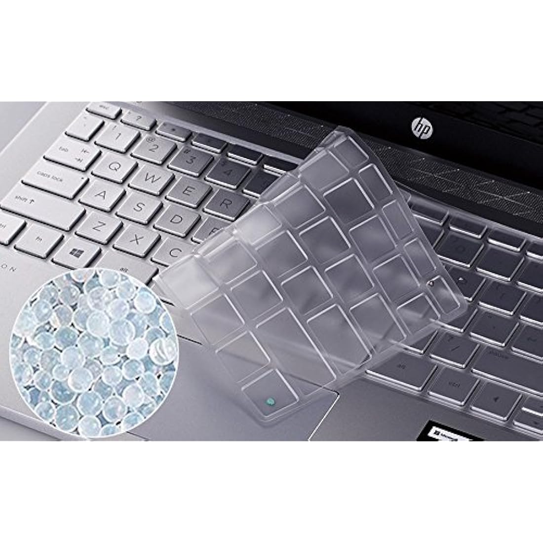 For HP Pavilion x360 14 Keyboard Cover Soft-Touch Clear Protective Skin for HP Pavilion x360 14M-BA 14M-BW Series/2020-2018 HP Pavilion 14" Notebook/HP 14-BF050WM 14 Inch Laptop Keyboard Cover Skin
