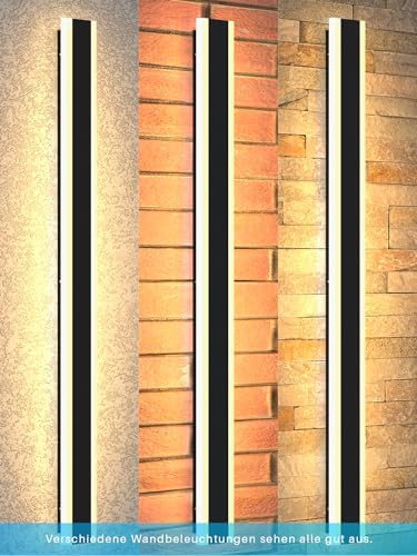 LED Villa Porch Wall Light-150CM, Warm Light Bar, IP65 Waterproof Outdoor Aluminum Wall Lamp