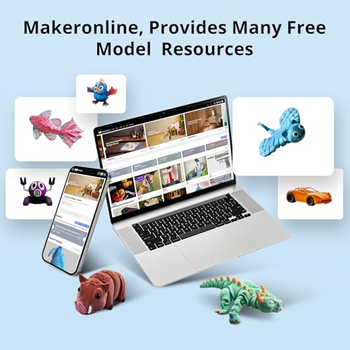 ANYCUBIC Kobra 3 V2 Combo 3D Printer, 600mm/s Fast Printing FDM 3D Printer, Multicolor Printing Up to 8 Colors, Active Drying, Upgraded Auto-leveling, Print Size 255x255x260mm, Realize Smooth Printing