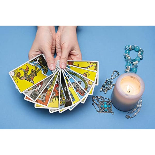 IXIGER Tarot Cards Deck,78 Tarot Cards Deck with Guidebook Set for Beginners and Experts,Classic Tarot Card Set,Durable Tarot Cards, Standard Size 4.75" x 2.76",Future Telling Game.