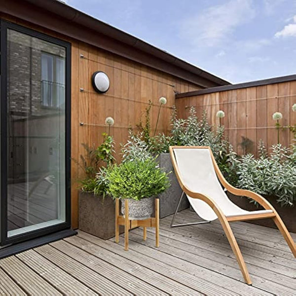 2-Pack Plant Stand, Mid-Century Modern Flower Pot Holder, Flower Pot Holder, Bamboo Adjustable Flower Pot Holder, Indoor Bamboo Modern Plant Holder, Fits Pot Size of 20-30 CM (Plant Pot NOT Included)