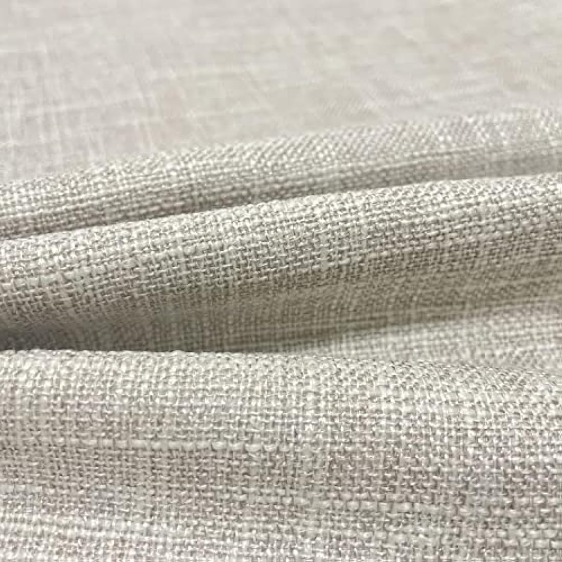 GONOVE Cushion Covers 60×60cm Solid Soft Cotton Linen Throw Pillow Cover Set of 4 Decorative Plain Pillowcase Square Cushion Cover for Home Sofa Bed Chair Décor, Beige