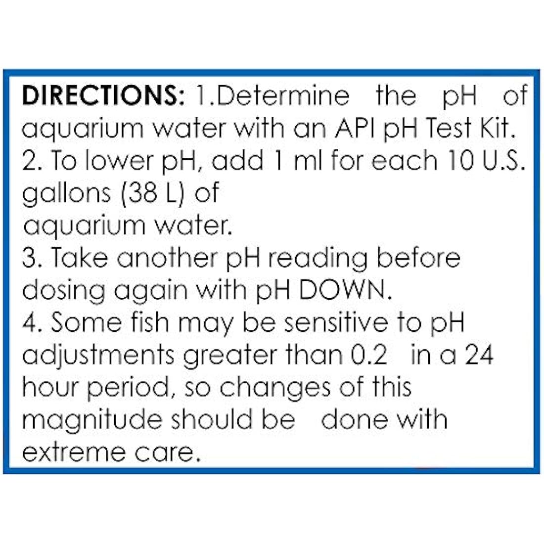 API pH DOWN Freshwater Aquarium Water pH Reducing Solution 118 ml Bottle