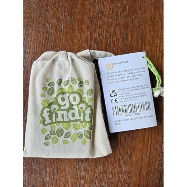 gofindit too The original outdoor nature scavenger hunt card game for kids and families Age 3+ Travel pocket game (Original)