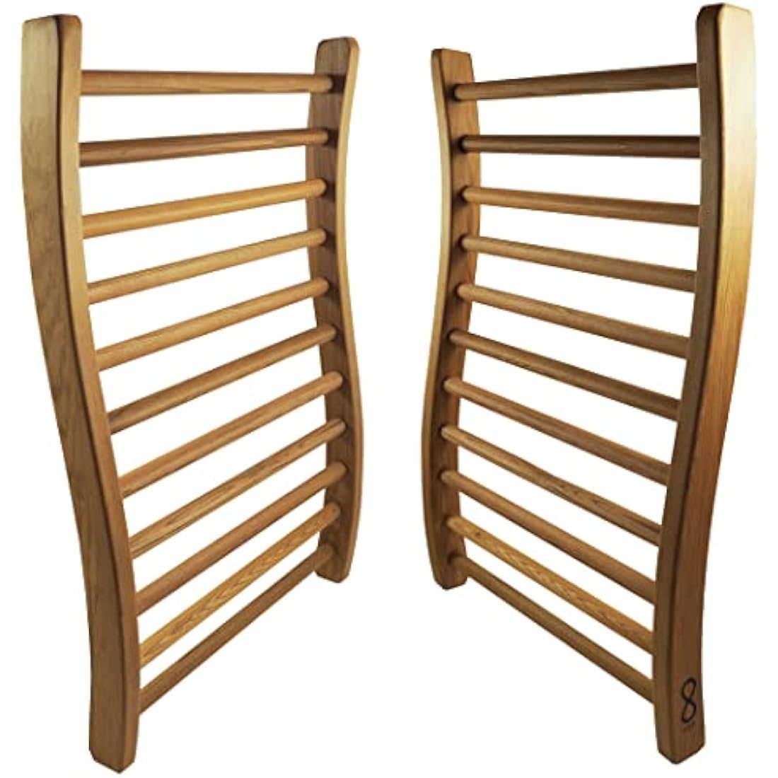 HSE Canadian Red Cedar Ergonomic S-Shape Sauna Backrest (Pack of 2)
