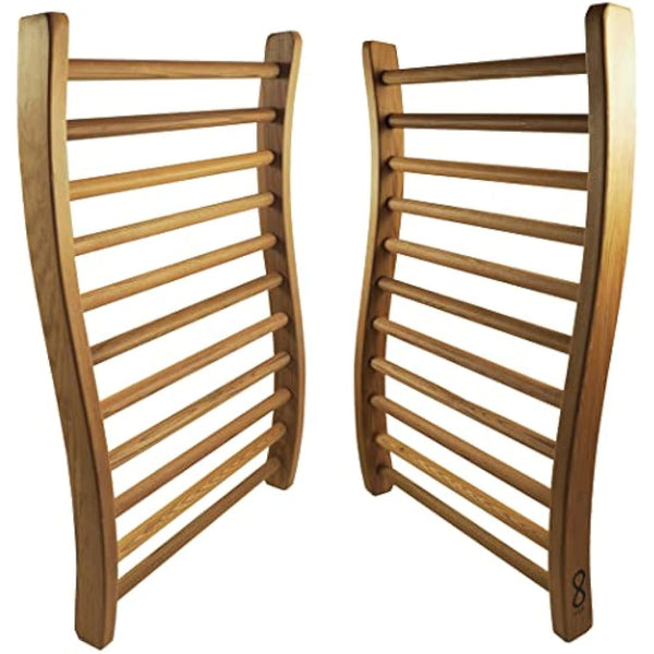 HSE Canadian Red Cedar Ergonomic S-Shape Sauna Backrest (Pack of 2)