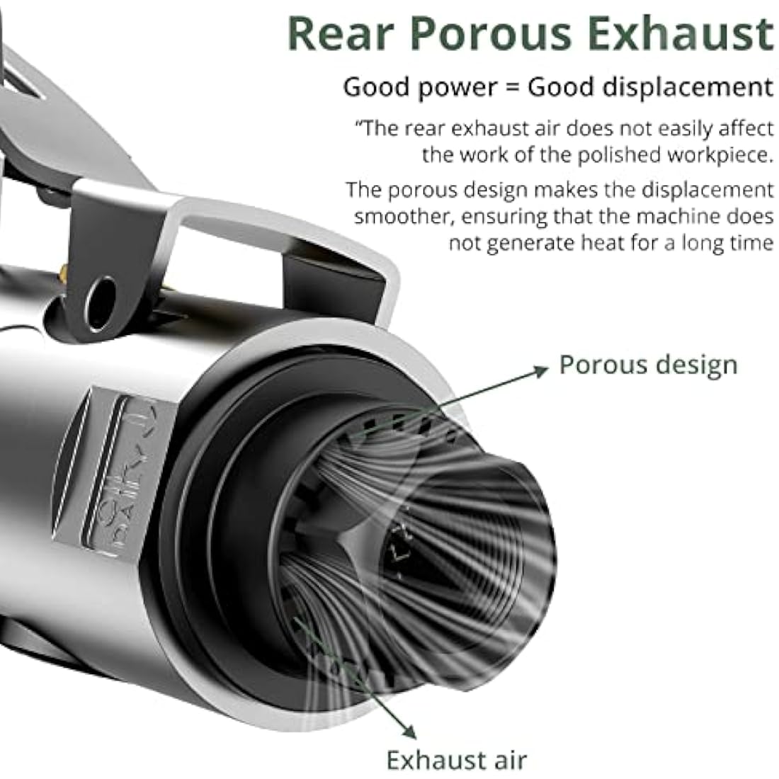 EYPINS Compressed Air Angle Die Grinder 1/4" 90 Degree Mini Sander Grinder Polisher Tool for Contour Grinding,Polishing, Milling